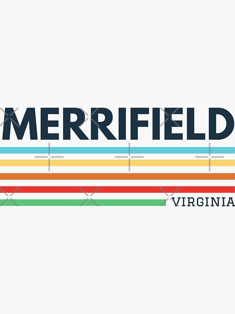 "Merrifield Virginia" Sticker for Sale by Taumaturgo Redbubble