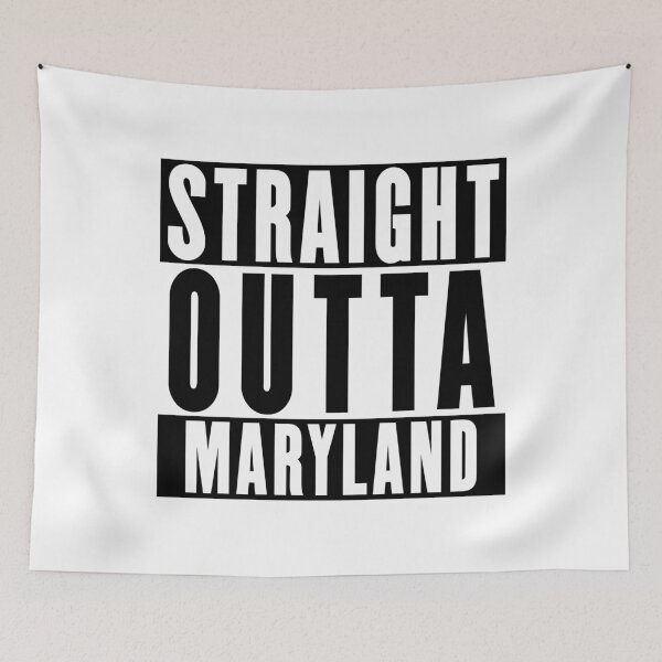 Item preview, Straight Outta Maryland designed and sold by RandomStuffShop.