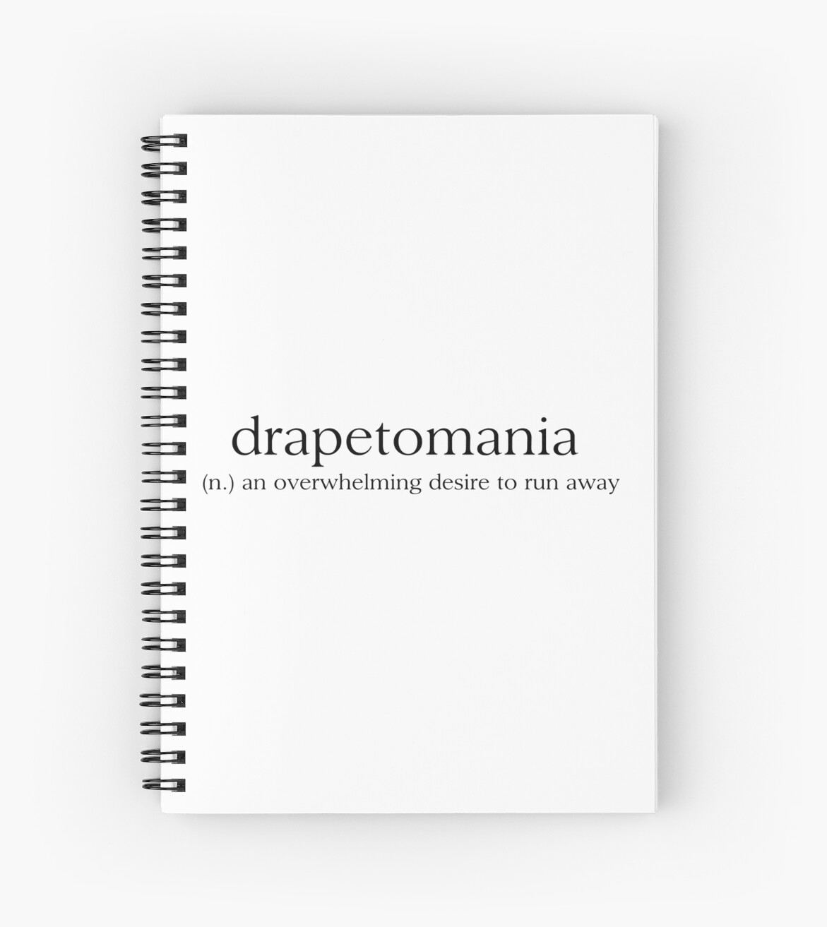 Drapetomania Spiral Notebook By Butterflyworld Redbubble
