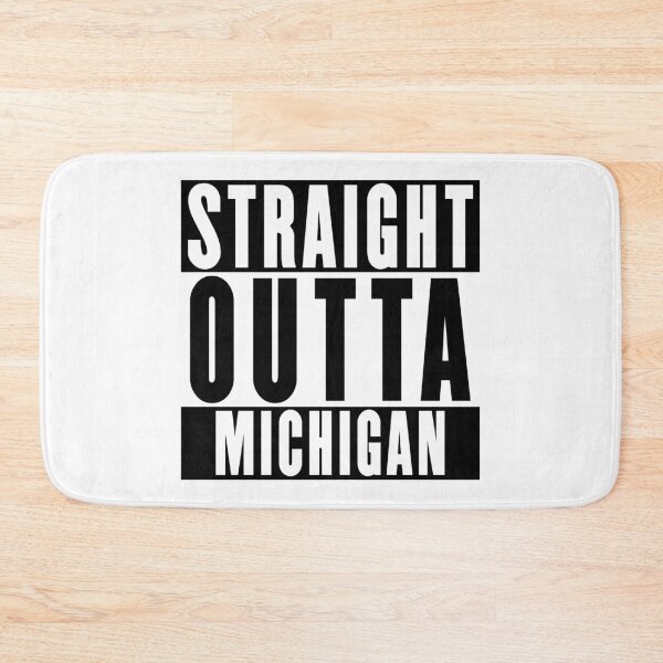 Item preview, Straight Outta Michigan designed and sold by RandomStuffShop.