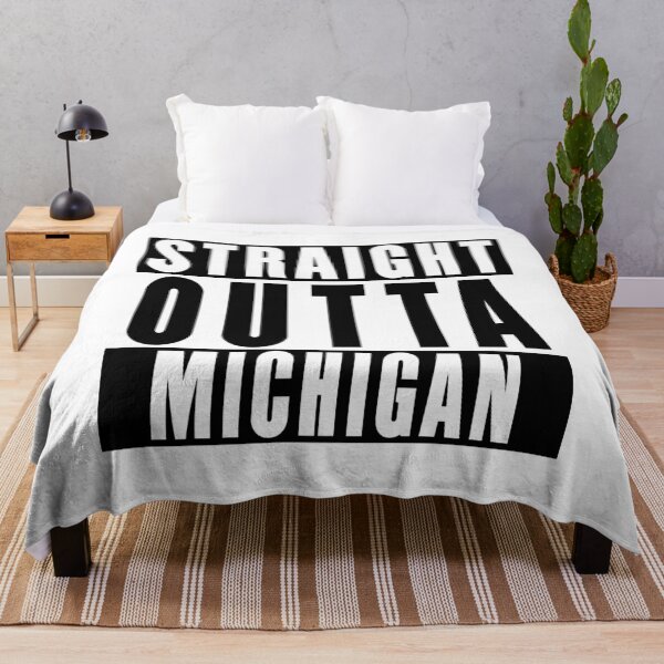 Item preview, Straight Outta Michigan designed and sold by RandomStuffShop.