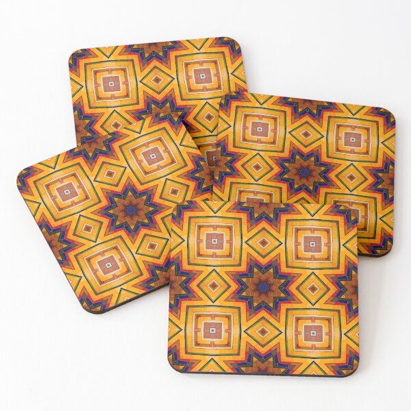 Item preview, Golden mandala geometric pattern designed and sold by Geometrina.
