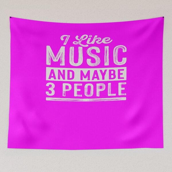 Item preview, I Like Music and Maybe 3 People designed and sold by OliDesigns.