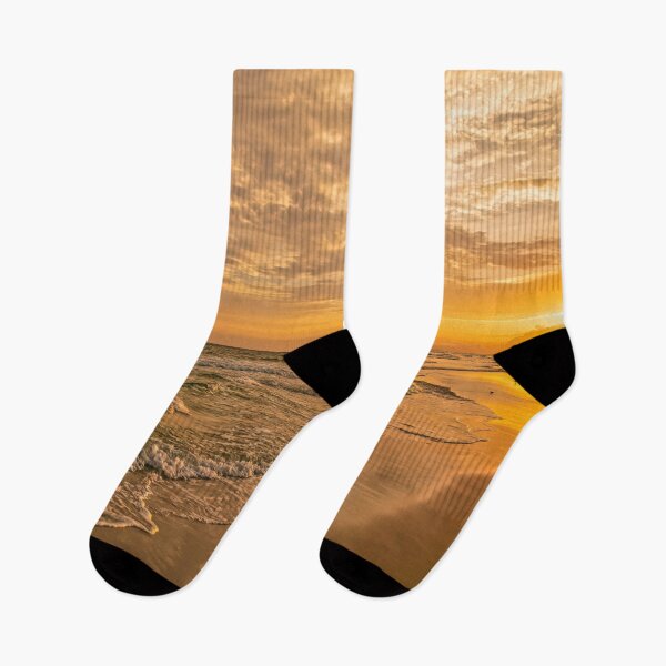 Item preview, Wonderful Golden Florida Beach Sunset With Yellow Emerald and Orange Hues designed and sold by AlanPhotoArt.