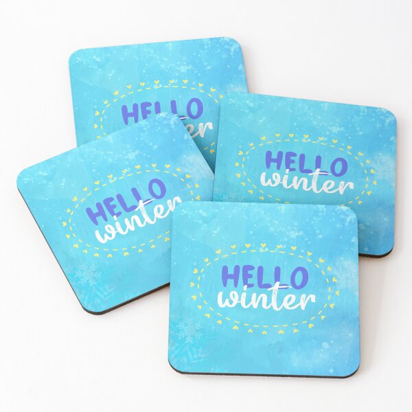 Item preview, Hello Winter | Winter | Season designed and sold by designdroplet.