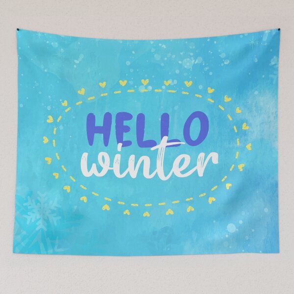 Item preview, Hello Winter | Winter | Season designed and sold by designdroplet.