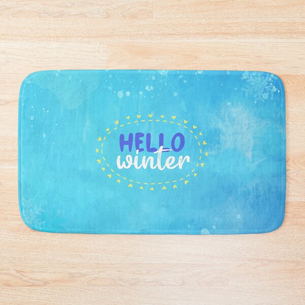 Item preview, Hello Winter | Winter | Season designed and sold by designdroplet.