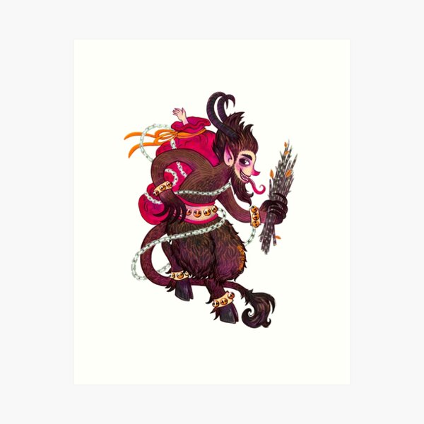 Item preview, Krampus - Red designed and sold by karykeppol.