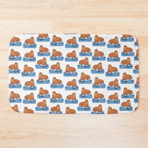 Item preview, walrus on the iceberg cute animal character designed and sold by artsofy.