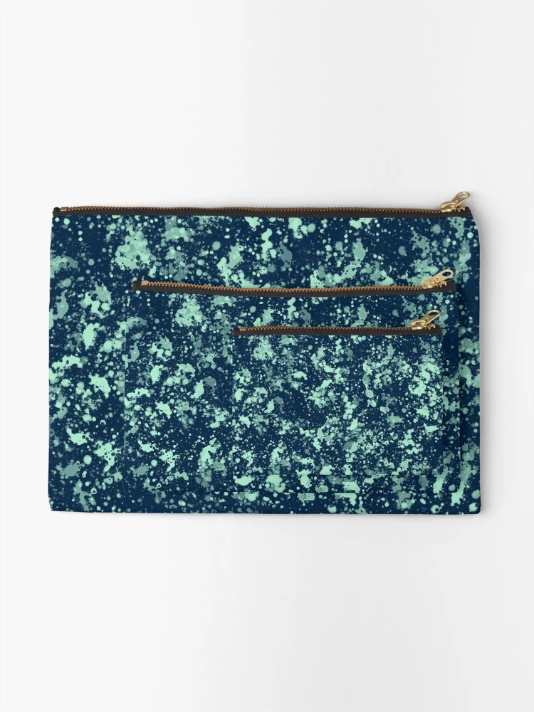 Thumbnail 2 of 4, Zipper Pouch, Abstract Paint Splashes designed and sold by RADesigns21.