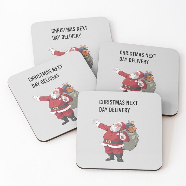 Item preview, Gray Christmas Next Day Delivery designed and sold by DamaliePierre.