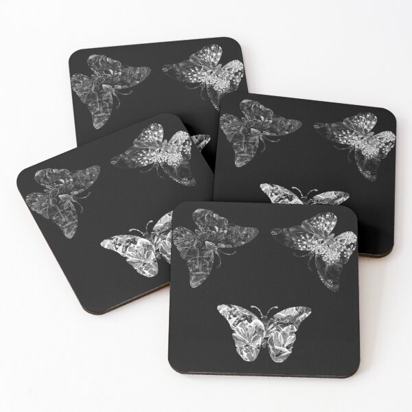 Item preview, Black and White Butterflies designed and sold by ChibiKolossus.