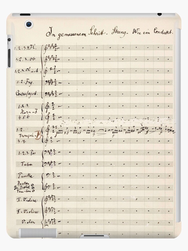 Original　manuscript　iPad　score