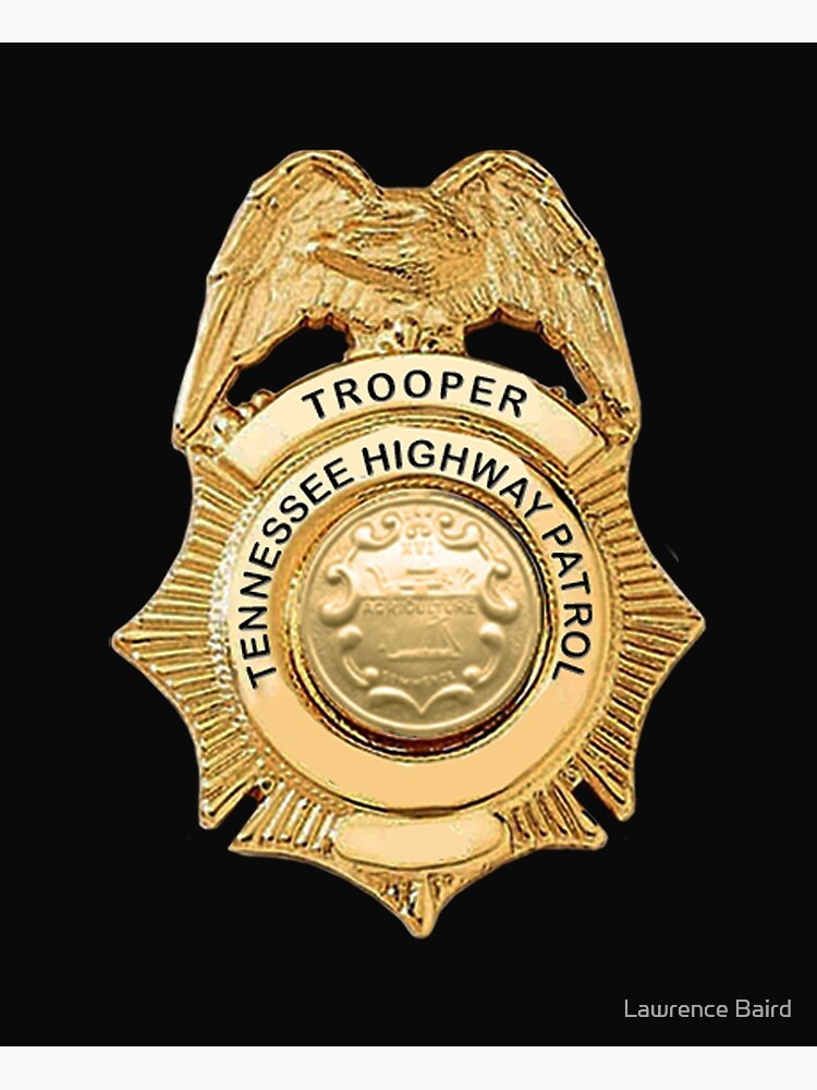 Tennessee Highway Patrol Trooper Emblem, TN State Police Logo