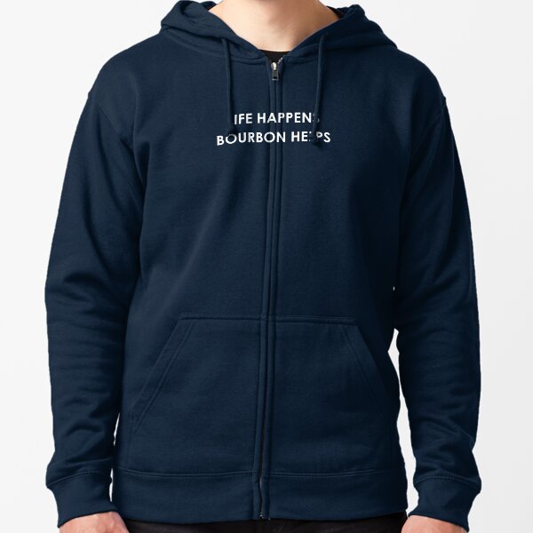 Item preview, Funny Bourbon Lover Gift Life Happens Bourbon Helps designed and sold by kmcollectible.