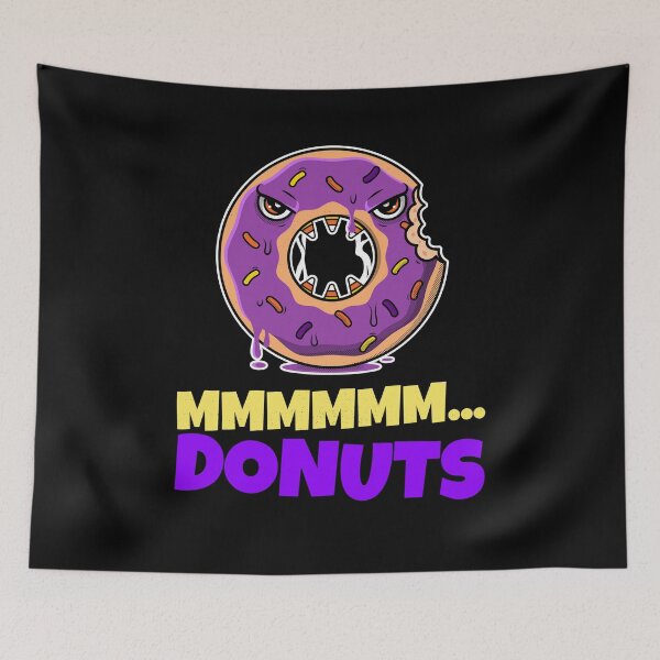 Item preview, mmmmm Donuts - Donut Lover Joke designed and sold by jacks-tees.