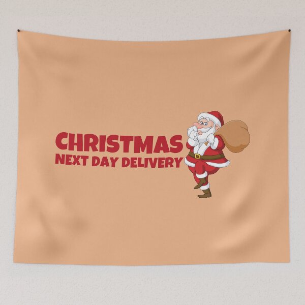 Item preview, Christmas Next Day Delivery - Sneaky Santa designed and sold by PandaSoul.