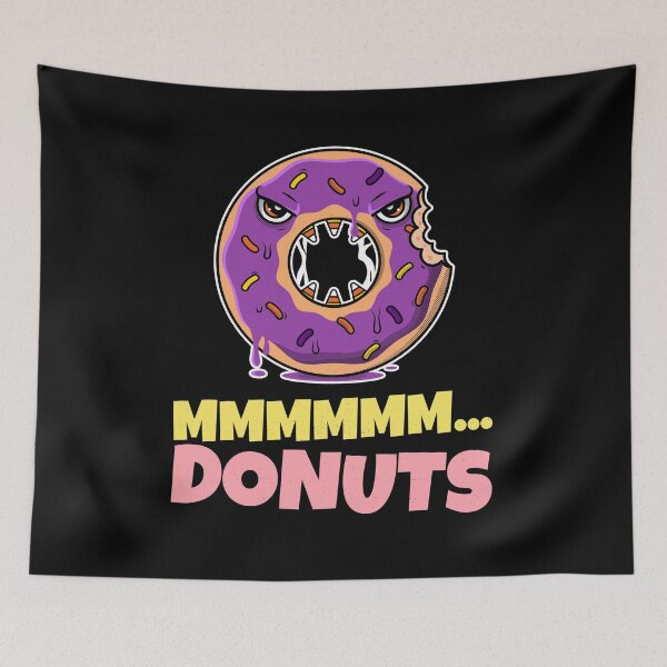 Item preview, mmmmm Donuts - Donut Lover Joke designed and sold by jacks-tees.