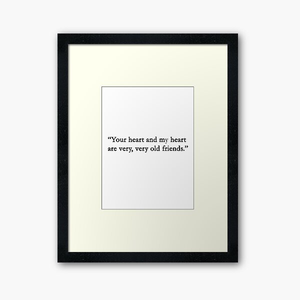 You heart.... Framed Art Print