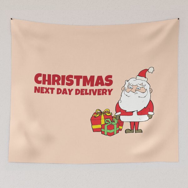 Item preview, Christmas Next Day Delivery - Santa Claus  designed and sold by PandaSoul.