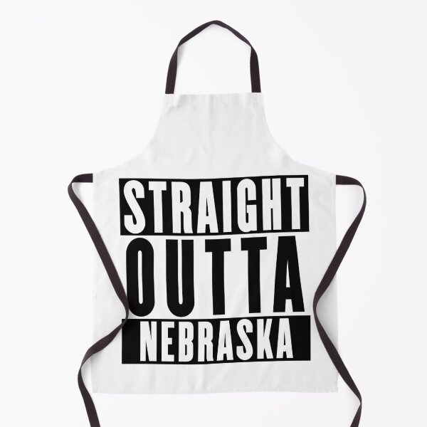 Item preview, Straight Outta Nebraska designed and sold by RandomStuffShop.