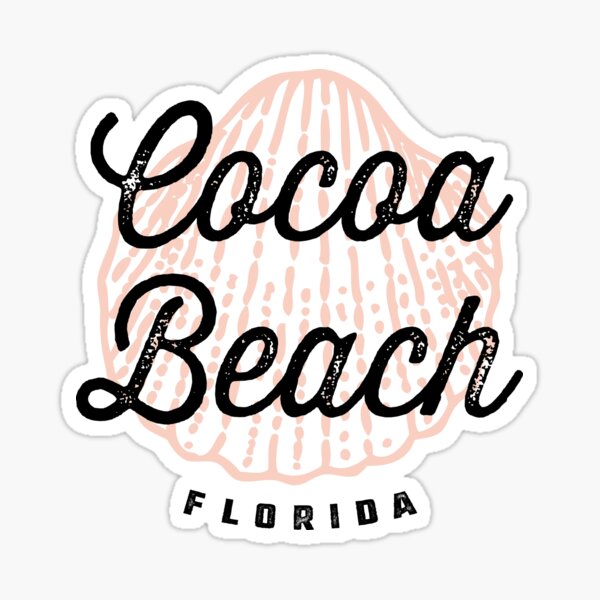 Item preview, Cocoa Beach Florida Vintage Seashell designed and sold by redwoodandvine.