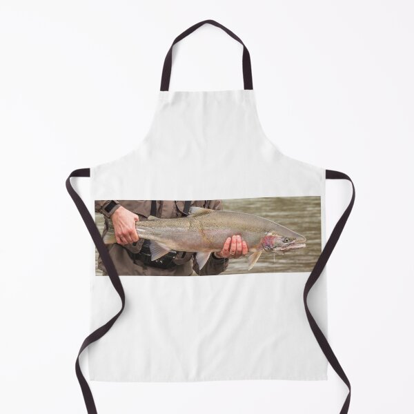 Item preview, Fresh run skeena male spring steelhead trout with a predator scar designed and sold by SnapTPhotograph.