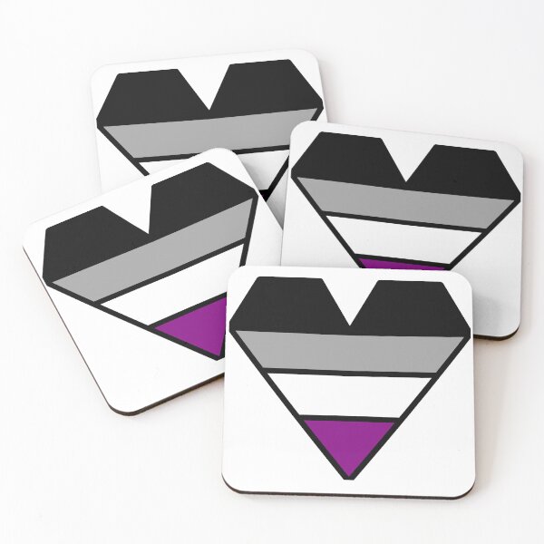 Item preview, Asexual Pride Heart designed and sold by MudkipMan37.