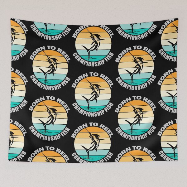 Item preview, Fishing Quotes Hhh - Born To Reel Championship Fish designed and sold by MoonsmileProd.