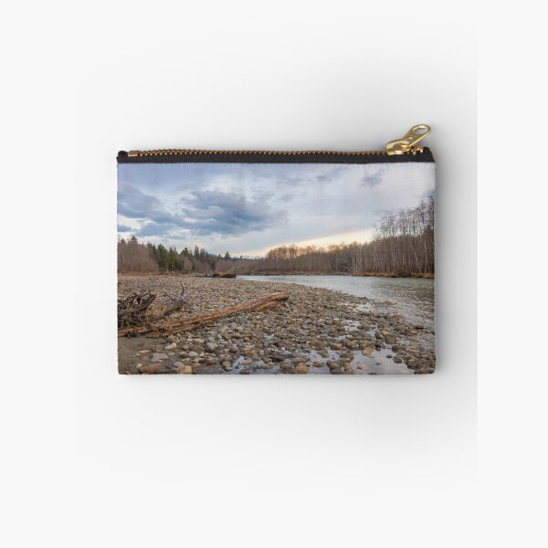Item preview, Beautiful spring sunset on a rocky glacial river in British Columbia, Canada. designed and sold by SnapTPhotograph.