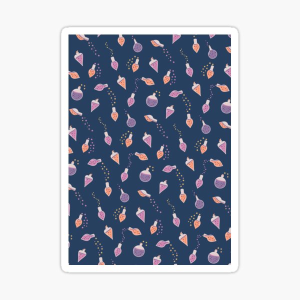 magic potion pattern Sticker