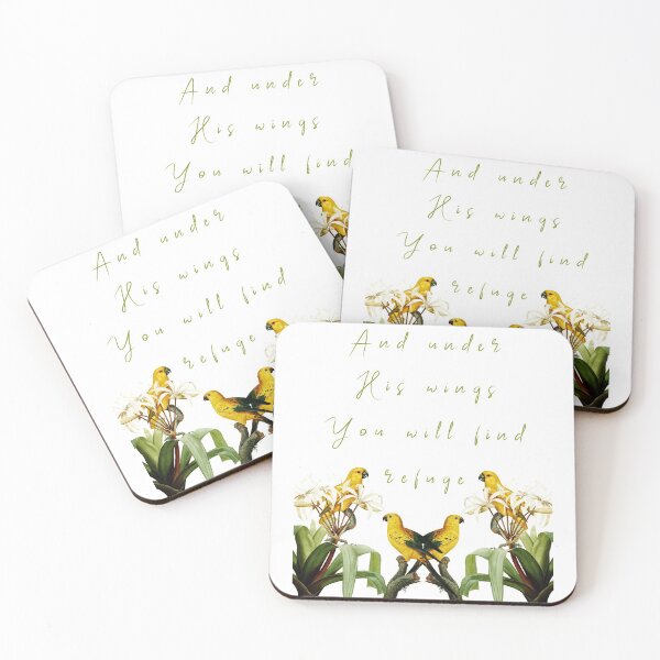 Item preview, Under His Wings You Will Find Refuge - Bible Verse designed and sold by cannevas.