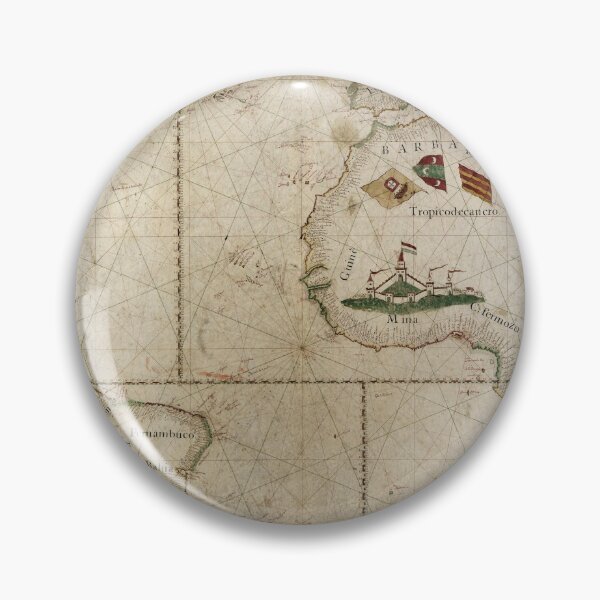 Item preview, Chart of the Atlantic Ocean, from 37° N to 42° S (1760) designed and sold by allhistory.