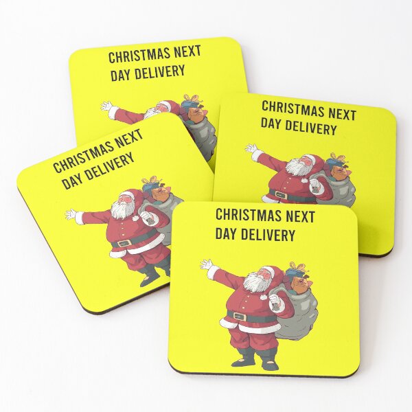 Item preview, Yellow Christmas Next Day Delivery designed and sold by DamaliePierre.
