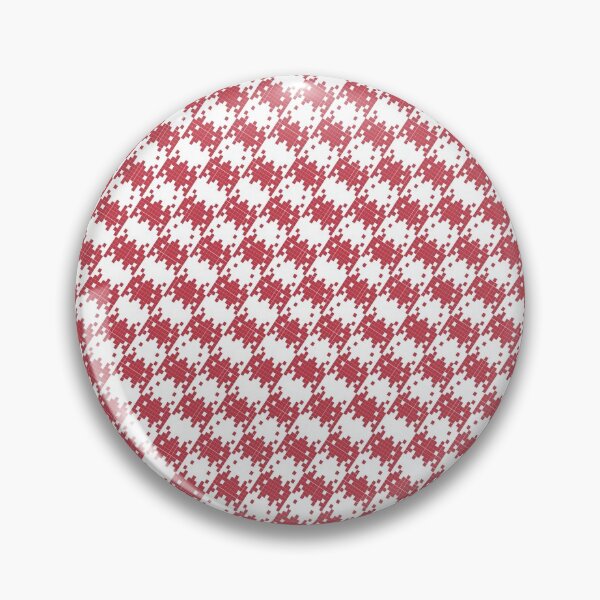 Item preview, Space Invader Dogtooth Pattern Red designed and sold by Quooki.