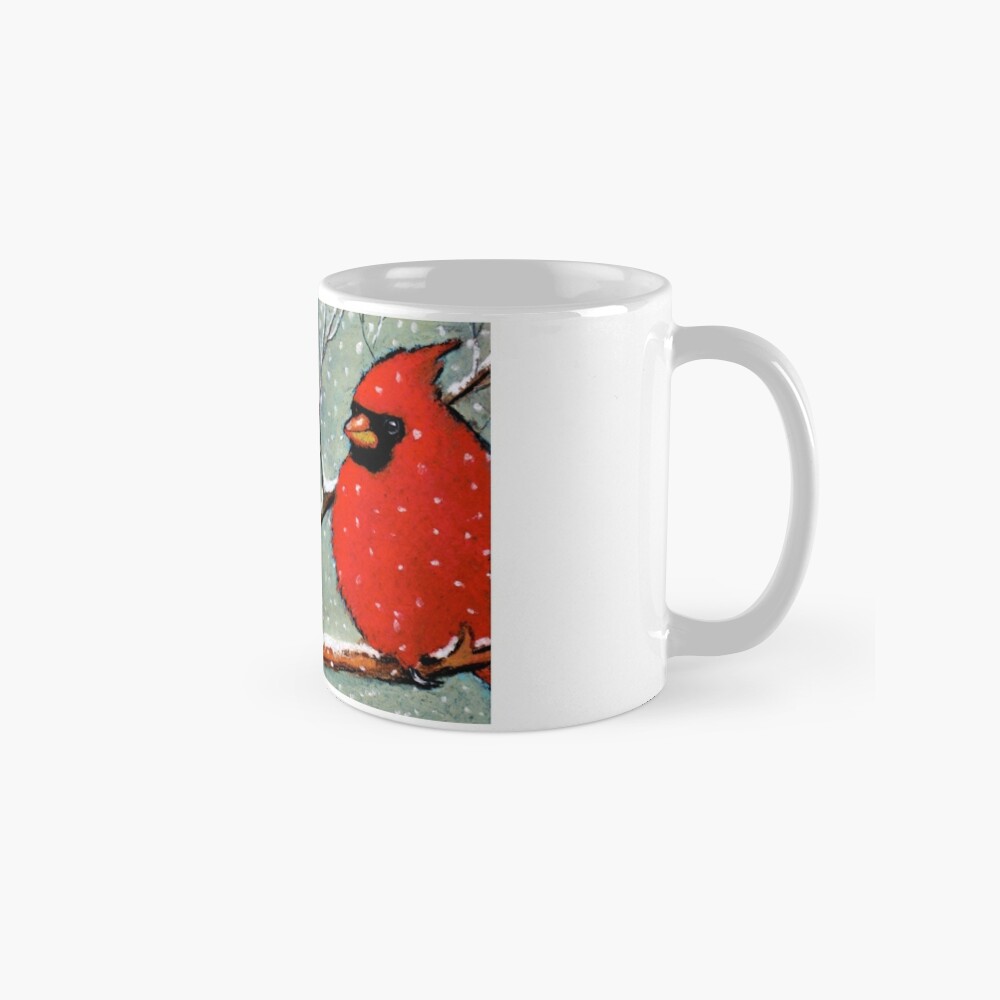 Cardinal Ohio State Bird Coffee Mug by Teresa Jack - Pixels