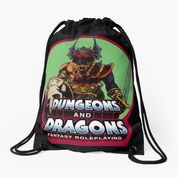 80's Cartoon Classic Dungeons & Dragons Warduke Retro Drawstring Bag