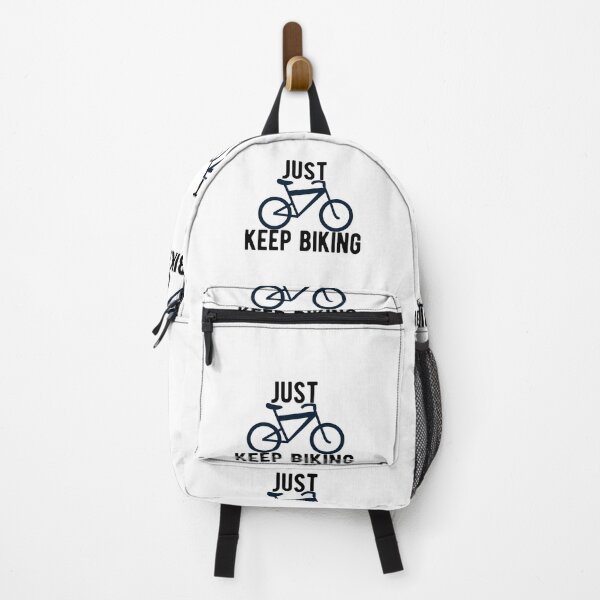 Item preview, Just Keep Biking Quote Design designed and sold by AritraSur.