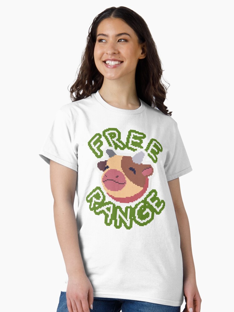 Thumbnail 2 of 7, Classic T-Shirt, Free Range Mini Cow designed and sold by jessemillar.