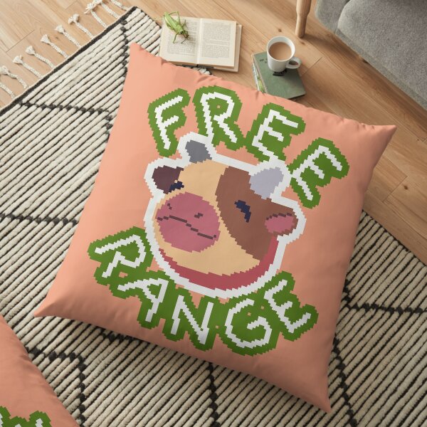 Free Range Mini Cow Floor Pillow