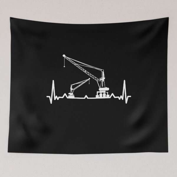Item preview, Crane cranes crane operator construction site excavator gift designed and sold by leofel.