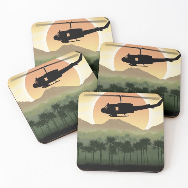 Item preview, UH-1 huey helicopter in sunrise designed and sold by Huey 218: Restoring a legend.