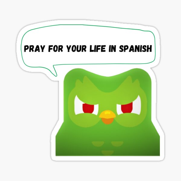 Duolingo Eule Sticker