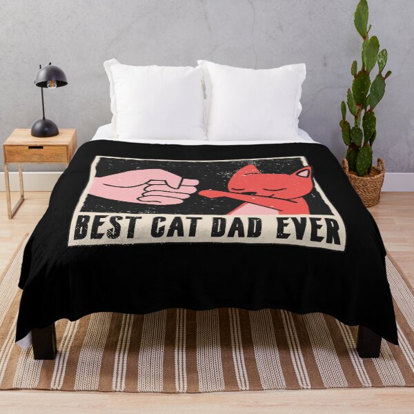 Artikelvorschau, Bester Katzenvater aller Zeiten, Cat Memorial Gift, Weihnachtskatze Rot entworfen und verkauft von . JustBeUnique ..