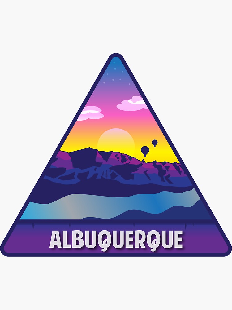 Thumbnail 3 of 3, Sticker, Albuquerque designed and sold by jmjmts.