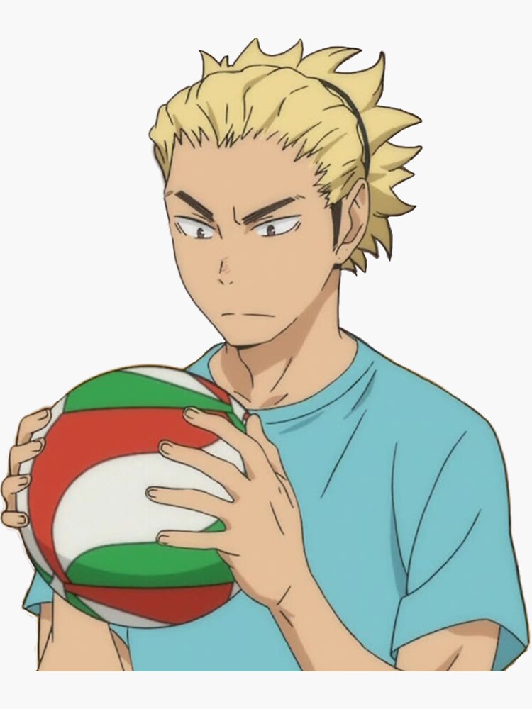 "Haikyuu coach ukai" Sticker by camilavg Redbubble