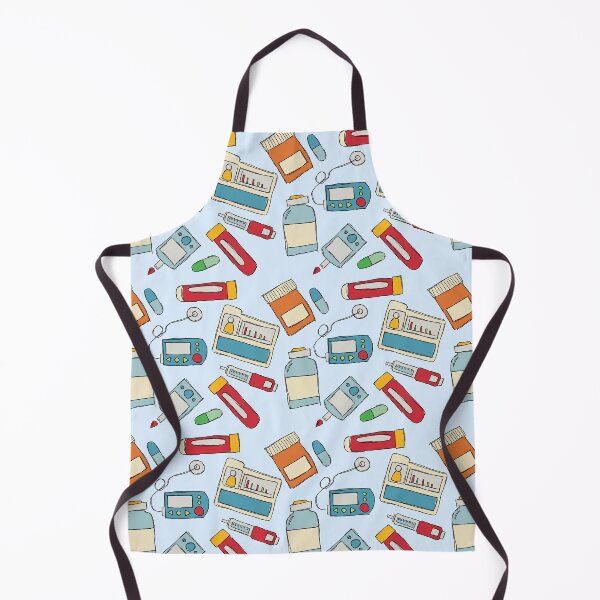 Item preview, Diabetes Pump and Injection Doodles designed and sold by LouiseFranksArt.