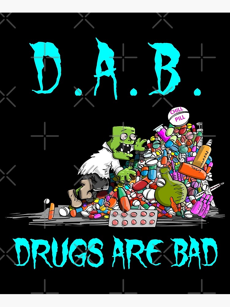 Cartoon Drugs Dab Mat