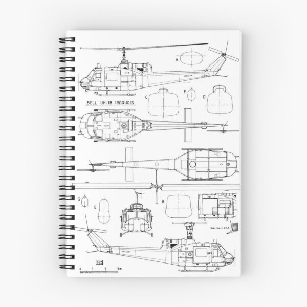 Item preview, Technical drawing UH-1B designed and sold by Huey 218: Restoring a legend.