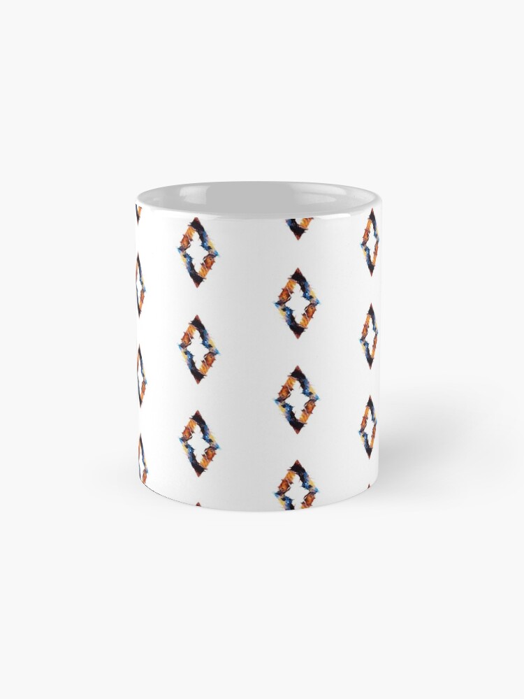 Alternate view of Abstract diamond Coffee Mug